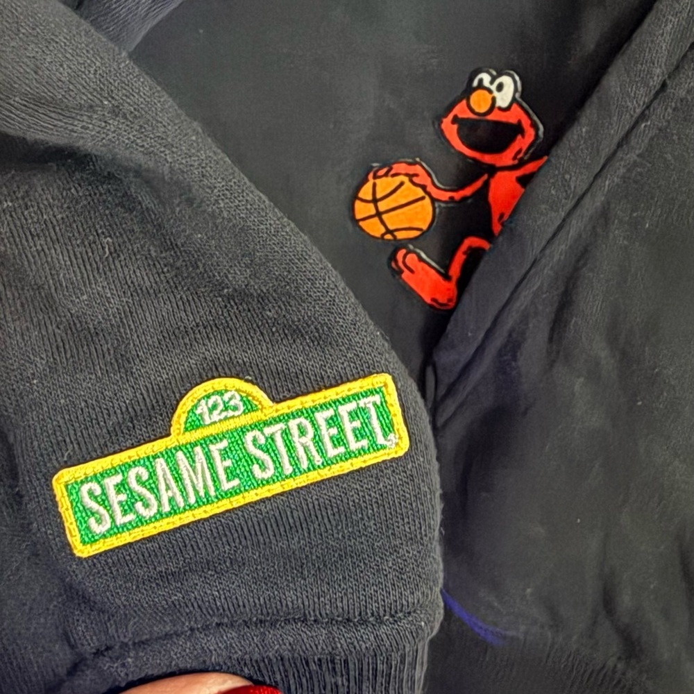Under Armour Sesame Street Elmo Black Hoodie with Red Accents - Picture 3 of 5